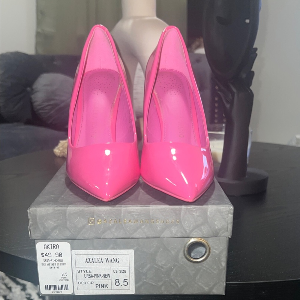 AKIRA Azalea Wang Pink Heels